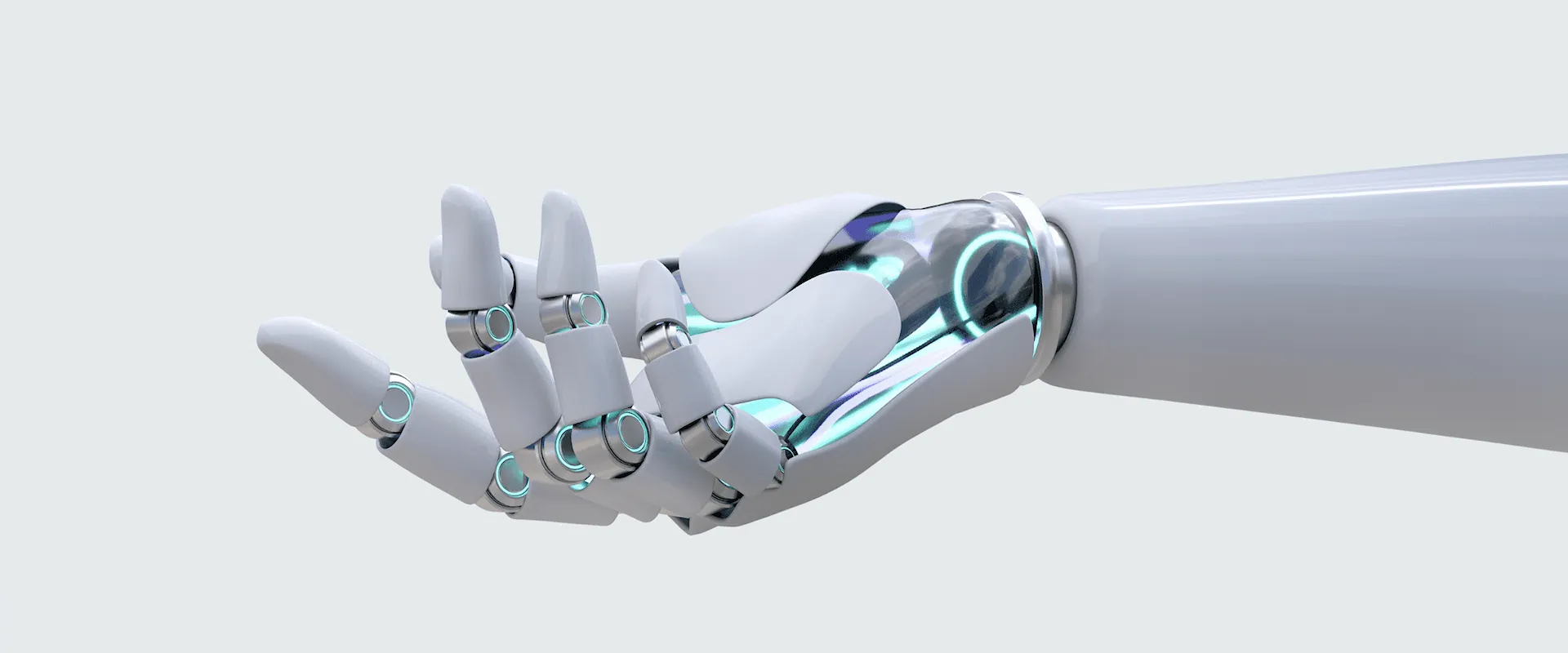 KI-generierte Texte 2026 Roboterhand als Symbol für künstliche Intelligenz